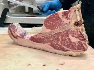 Bone-in NY Strip Dry Age Steak (Must Call or Email for Delivery)
